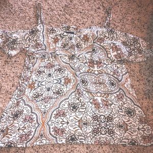 Off the shoulder tank top